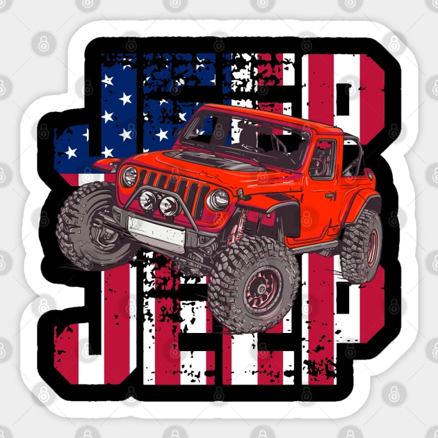 Jeep Sticker by RUS